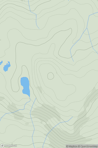 Thumbnail image for Graig Wen [Barmouth to Betws-y-Coed and Bala] showing contour plot for surrounding peak